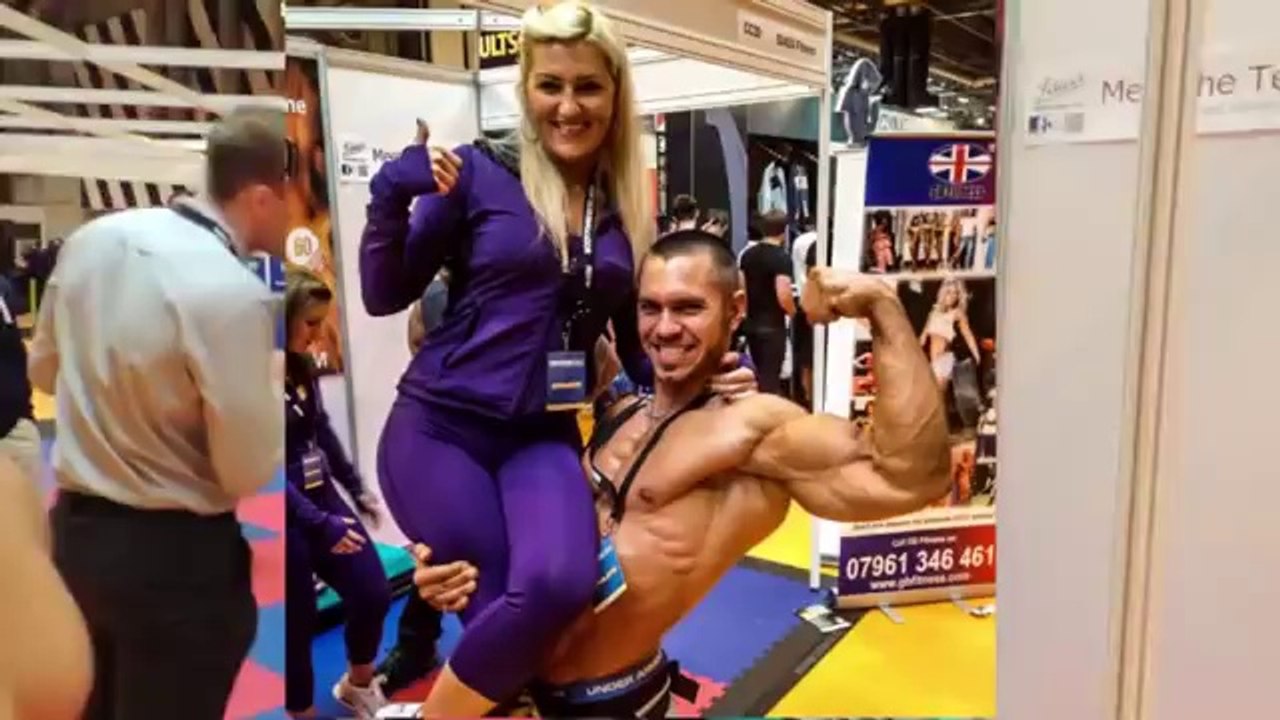 Jeff Seid, Matt Ogus, Chris Lavado & Alon Gabbay @ Body Power Expo with Gymshark