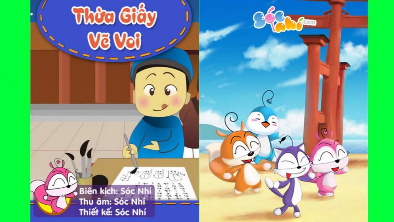 Chuyện kể cho bé:  Thừa Giấy Vẽ Voi