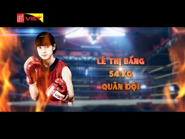 Võ sĩ Boxing Lê Thị Bằng_Hạng cân 54 kg