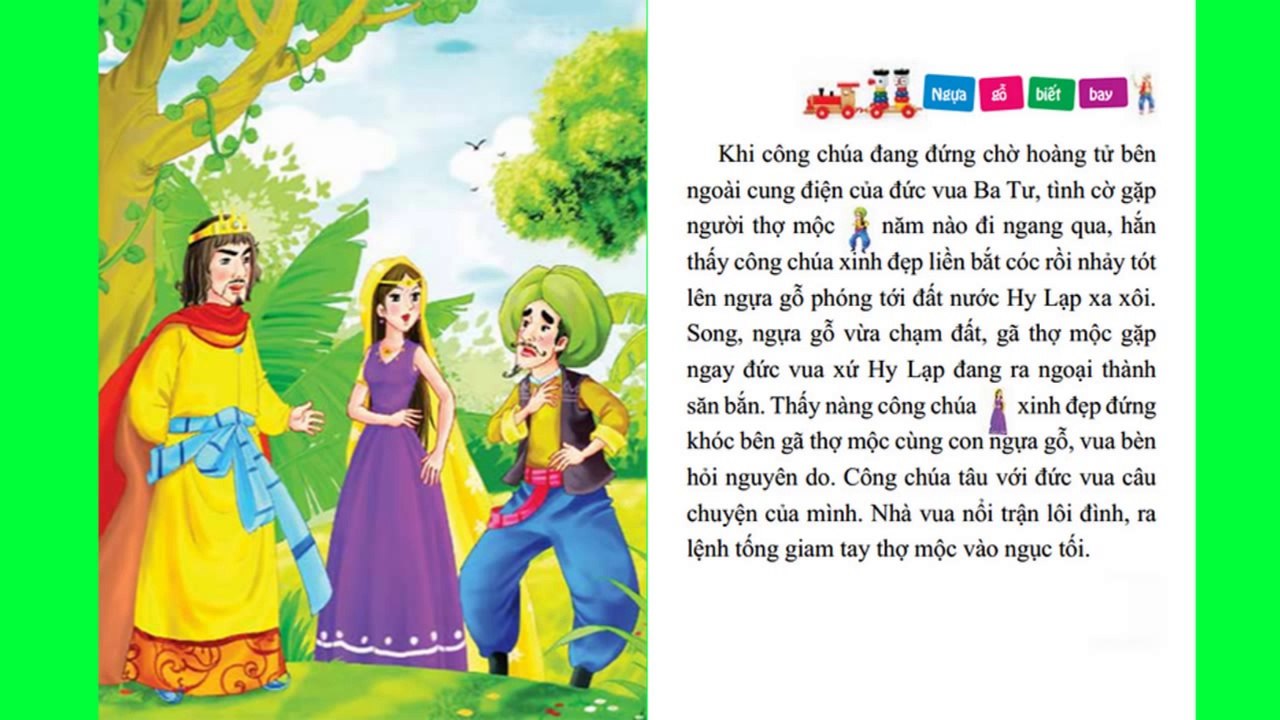 Chuyện kể cho bé: Ngựa Gỗ Biết Bay