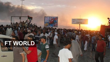 Military plane crashes in Libya