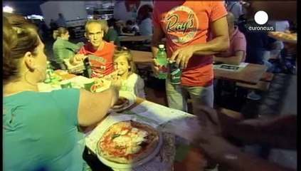Nápoles celebra la gran fiesta anual de la pizza