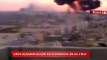 Libya uçağının düşme anı kamerada