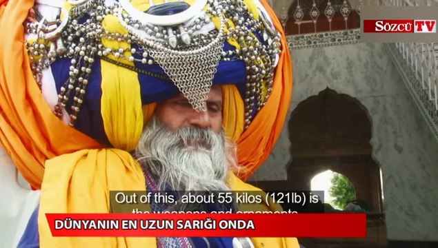 Dünyanın en uzun sarığı onda