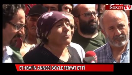 Ethem'in annesi böyle feryat etti