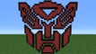Minecraft Tutorial: How To Make The Autobot Logo (Transformers)