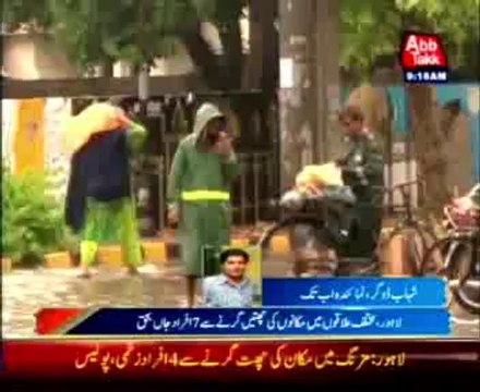 Lahore: Roofs collapse in different areas, seven killed
