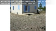 A louer - Maison/villa - Vers Pont Du Gard (30210) - 5 pièces - 105m²
