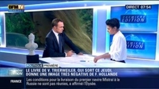 Politique Première: Livre de Valérie Trierweiler: des conséquences négatives pour Hollande ? - 04/09