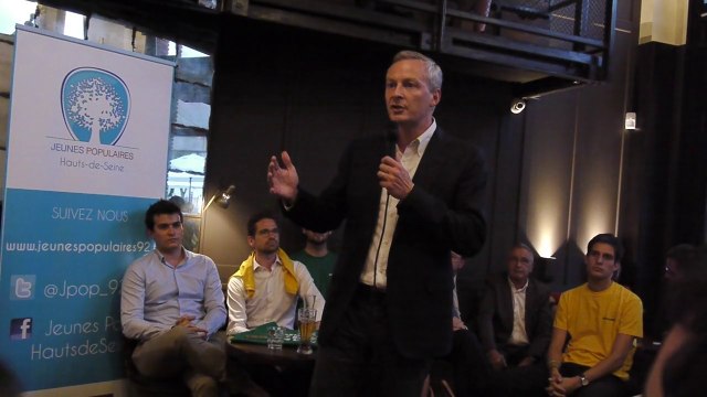 Les Jeunes Populaires des Hauts-de-Seine reçoivent Bruno Le Maire - Discours de Bruno Le Maire