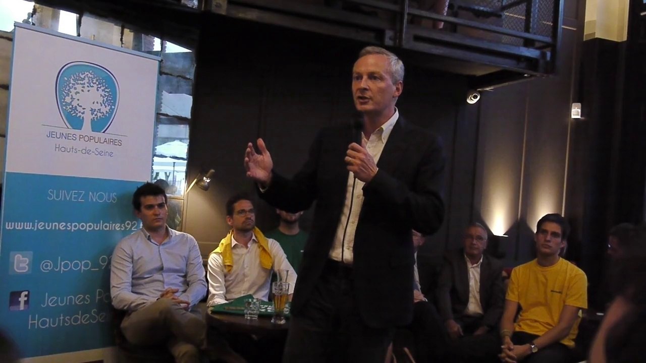 Les Jeunes Populaires des Hauts-de-Seine reçoivent Bruno Le Maire - Discours de Bruno Le Maire