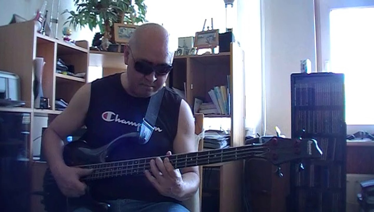 Billie Jean All stars bass cover1 over Marcus Miller's bassline & Billie Cobham