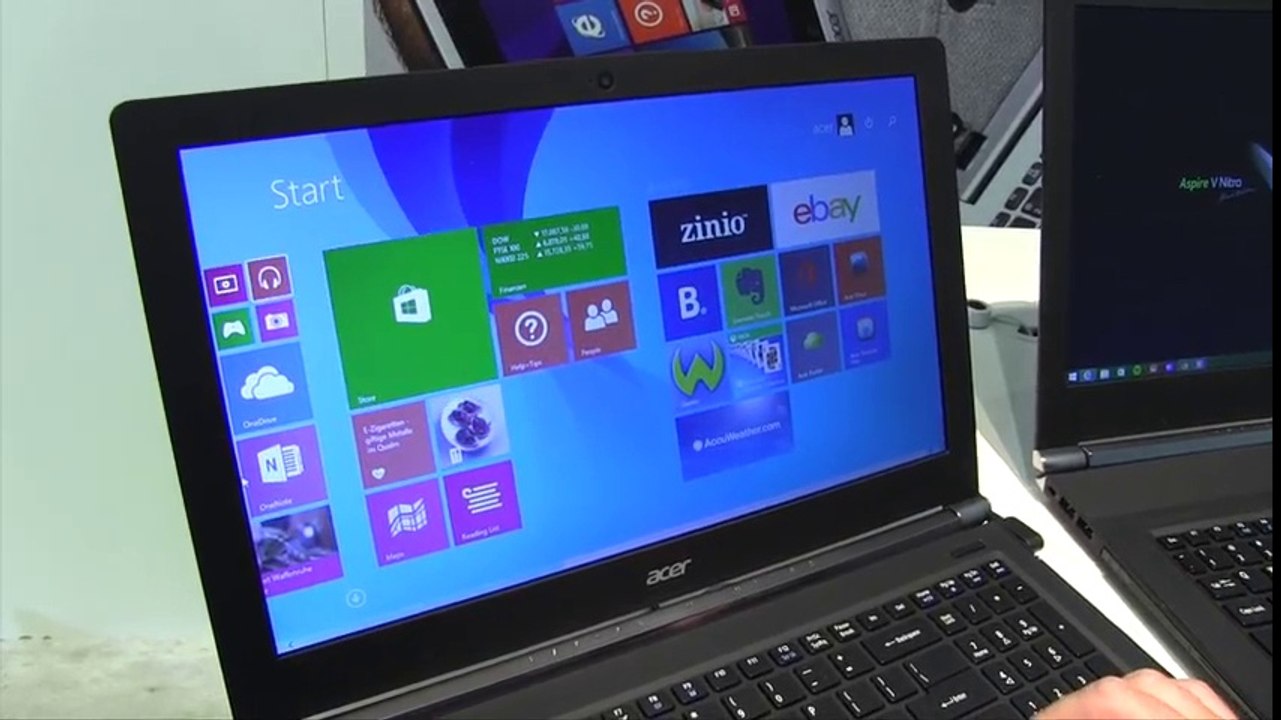 Gros plan sur la gamme Aspire V Nitro d'Acer