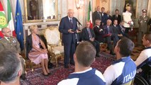 Roma -  Napolitano e Pinotti incontrano partecipanti ai campionati militari (03.09.14)
