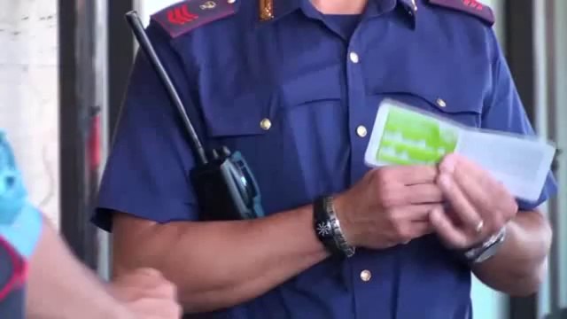Roma - Controlli della Polizia nella stazione Termini (03.09.14)