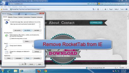 How to Get rid of RocketTab Virus