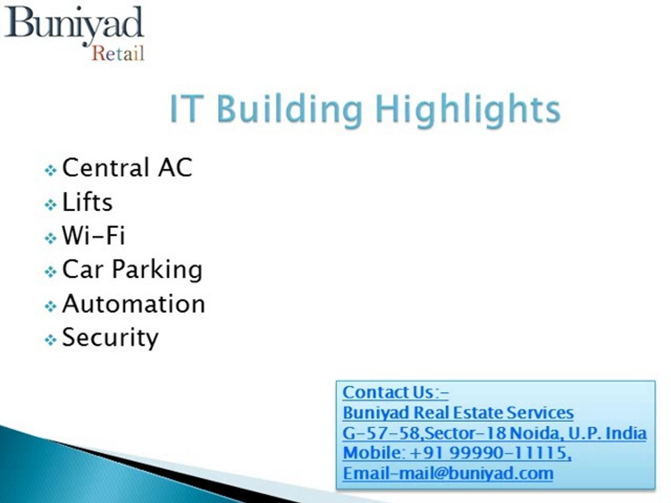 IT buildings for sale call at 9999011115