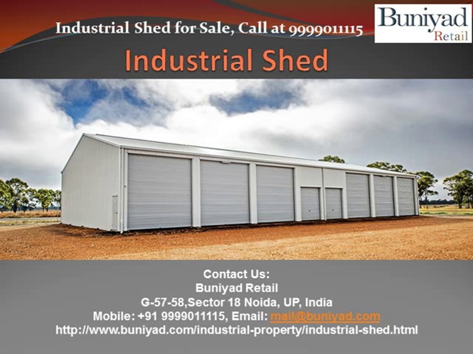 Industrial Shed | Industrial Shed For Sale - Buniyad.com