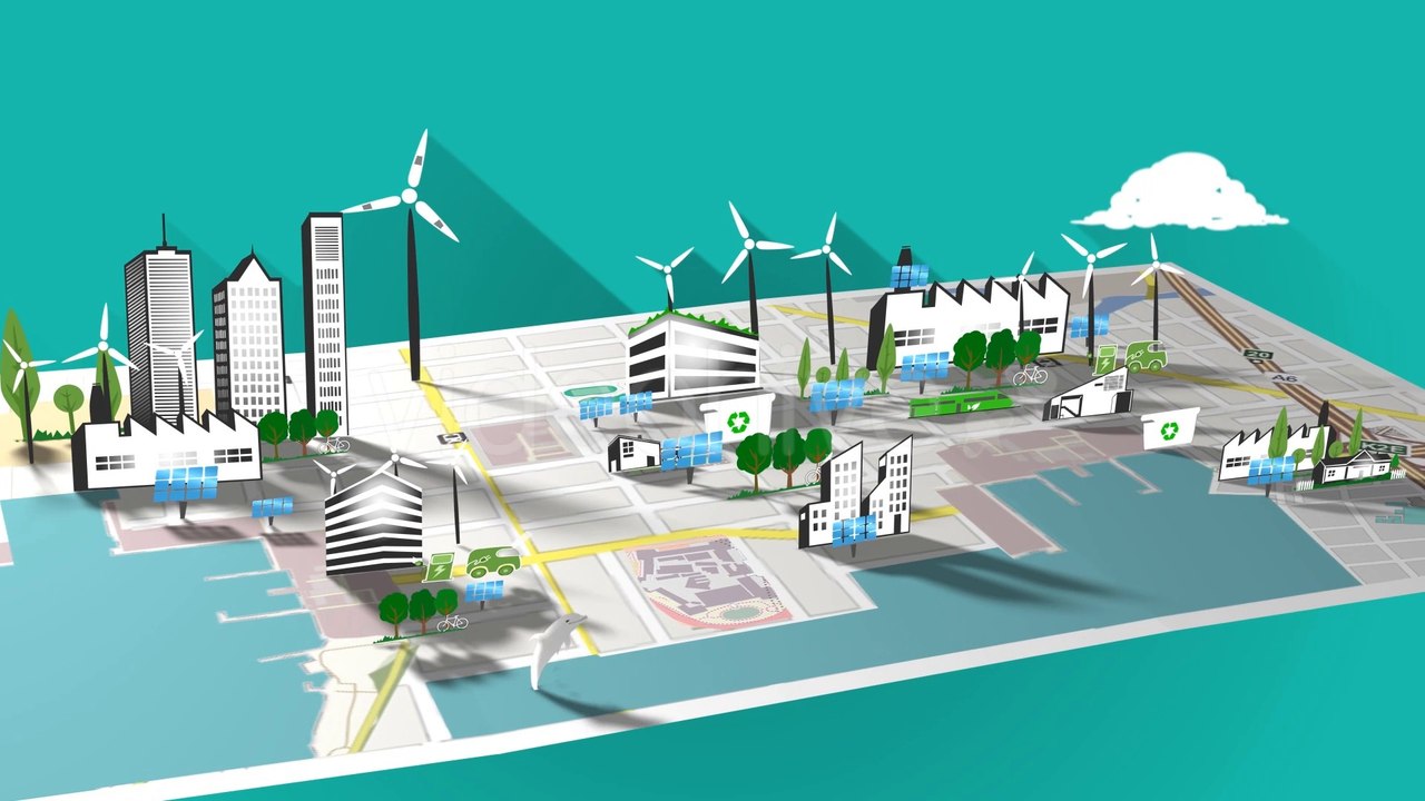 Environmentally Eco-friendly & Sustainable Energy (After Effects videohive template project)