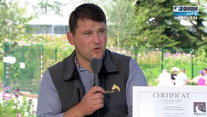 Richard Powell (Haras du Lieu des Champs) invité sur le plateau des JEM - 04/09/14