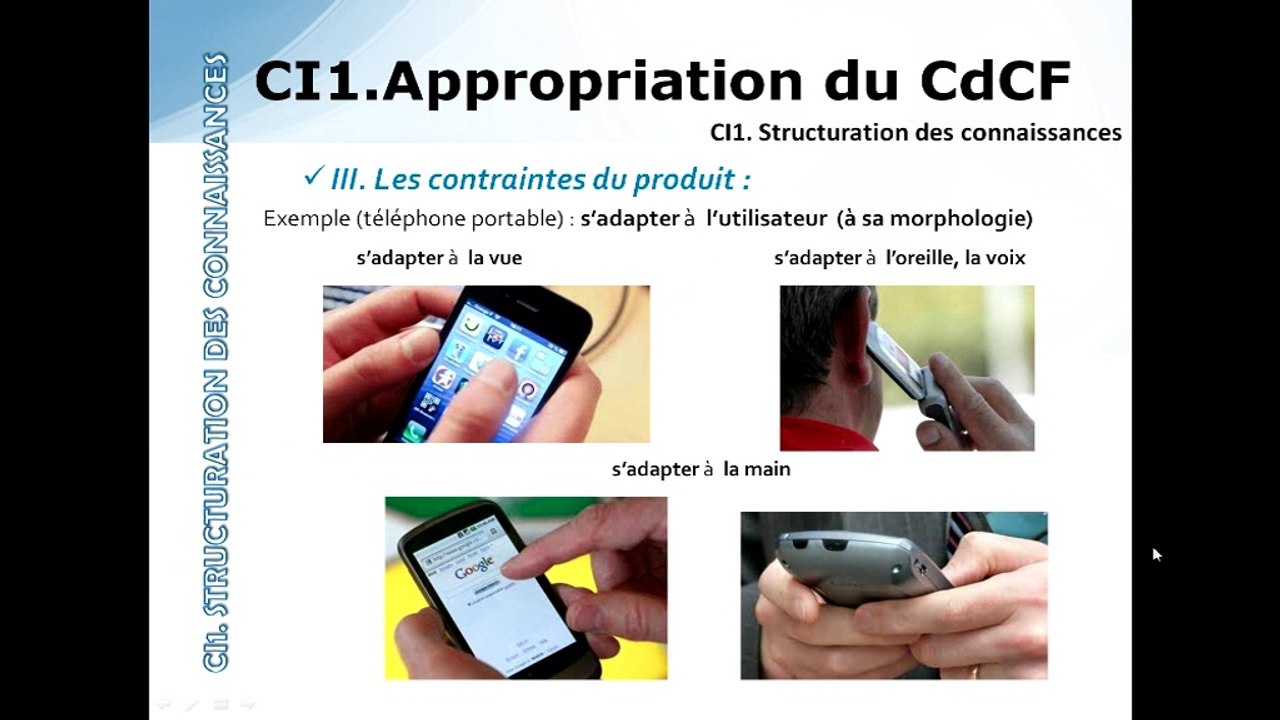 structuration CI1-Appropriation du CdCF