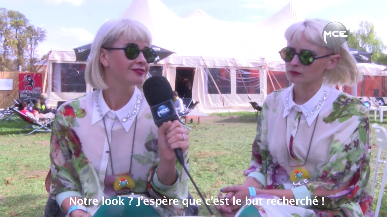 Rock En Seine 2014 - Lucius avoue, Le nom du groupe  C'etait le prénom de mon chien !