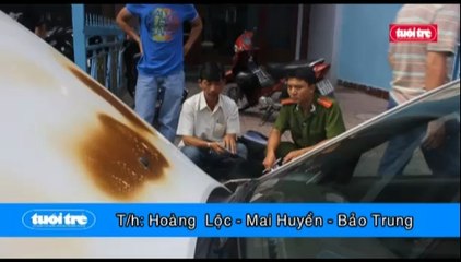 Hai giờ cháy 2 xe tại Thành phố Hồ Chí Minh