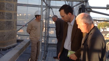 Chantier de la tour nord de la cathédrale