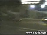 Accident 2 motos dans une voiture