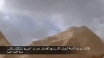 طائرة حربية تابعة لجيش السوري تقصف مصور الفيديو بشكل مباشر