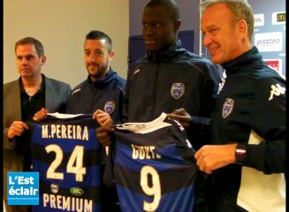 L'Estac présente ses nouvelles recrues : Babacar Guèye et Jonathan Martins Pereira