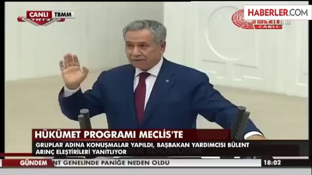 Arınç: İkinci Bir Otoriteye Müsade Etmeyeceğiz