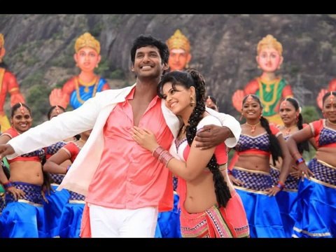 Anjali Hot Nave Show In madha gaja raja movie BY a5z VIDEOVINES