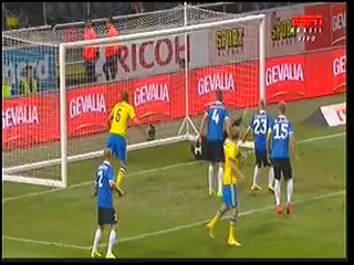 Zlatan Ibrahimovic Goal vs Estonia ~ Sweden 1-0 Estonia