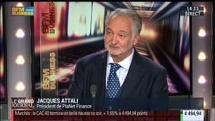 Jacques Attali, président de PlaNet Finance, dans Le Grand Journal - 04/09 1/3