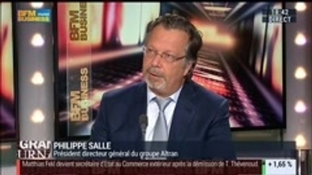 Philippe Salle, président directeur général du groupe Altran, dans Le Grand Journal - 04/09 2/3