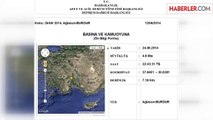 Ege Denizi'nde 4,7 Büyüklüğünde Deprem
