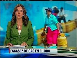 El Oro registra escasez de gas de uso doméstico