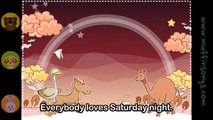 Everybody Loves Saturday Night _ nursery rhymes & children songs with lyrics