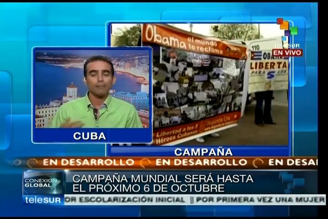 Campaña por Los 5 Héroes Cubanos "dispara" contra terrorismo de Estado