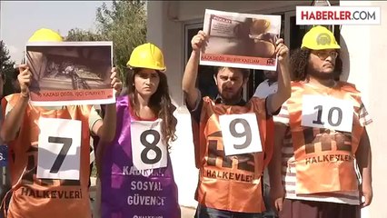 Şişli'deki asansör kazasını protesto