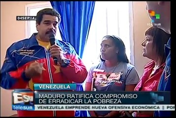 Maduro reitera compromiso de erradicar la pobreza