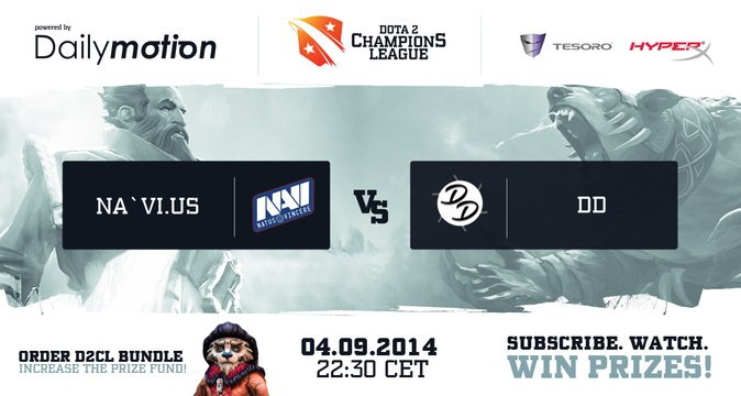Na'Vi.US vs DD Game 1 - Dota 2 Champions League - @DotACapitalist & @CWMdota