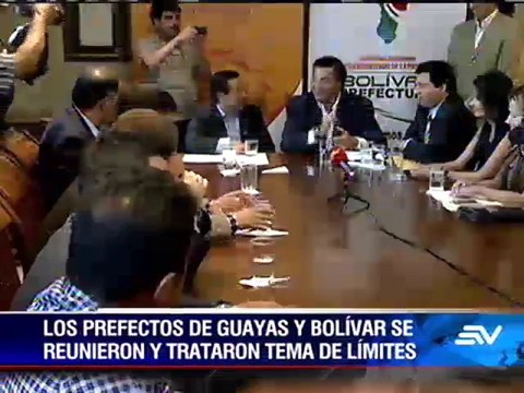 Prefectos de Bolívar y Guayas acuerdan poner fin a sus problemas limítrofes