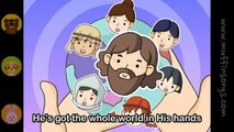He's Got The Whole World in His Hands _ nursery rhymes & children songs with lyrics
