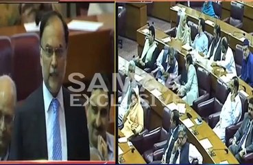 During Ahsan Iqbal Speech Parliamentarians Sleeping
