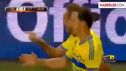 İsveç'in Golcüsü Ibrahimovic'ten Bir Rekor Daha