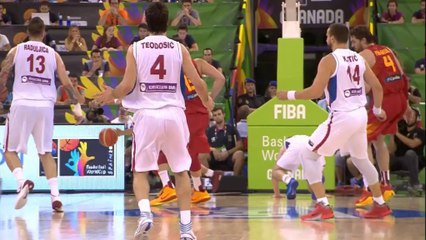 FIBA World Cup: Spain 89-73 Serbia