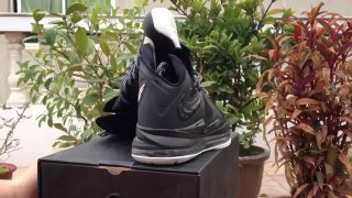 2013 replica Nike Lebron James10 X black white Mens Sport Basketball Shoes china