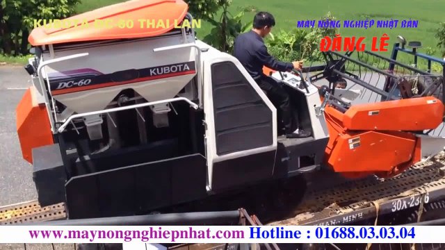 Khách hàng tin tưởng và ủng hộ ĐĂNG LÊ liên tục xuất cung cấp máy gặt lúa KUBOTA DC60 DC68G đi các tỉnh miền Bắc Hà Nam Hà Tây Bắc Ninh Thái Nguyên
